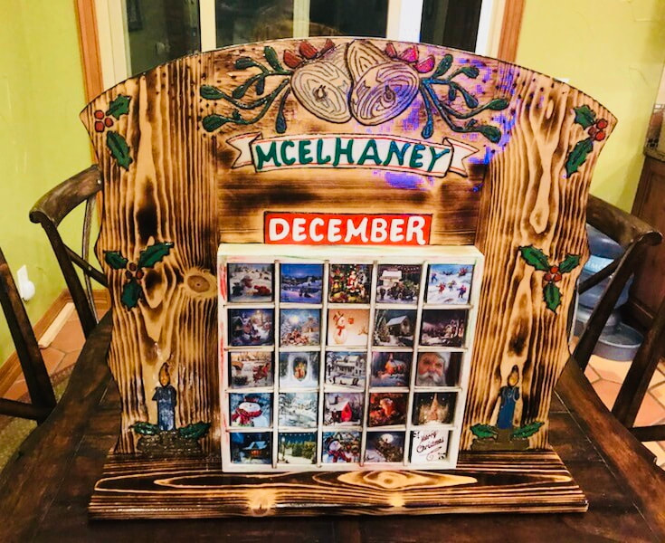 Custom, hand-crafted Advent Calendar 